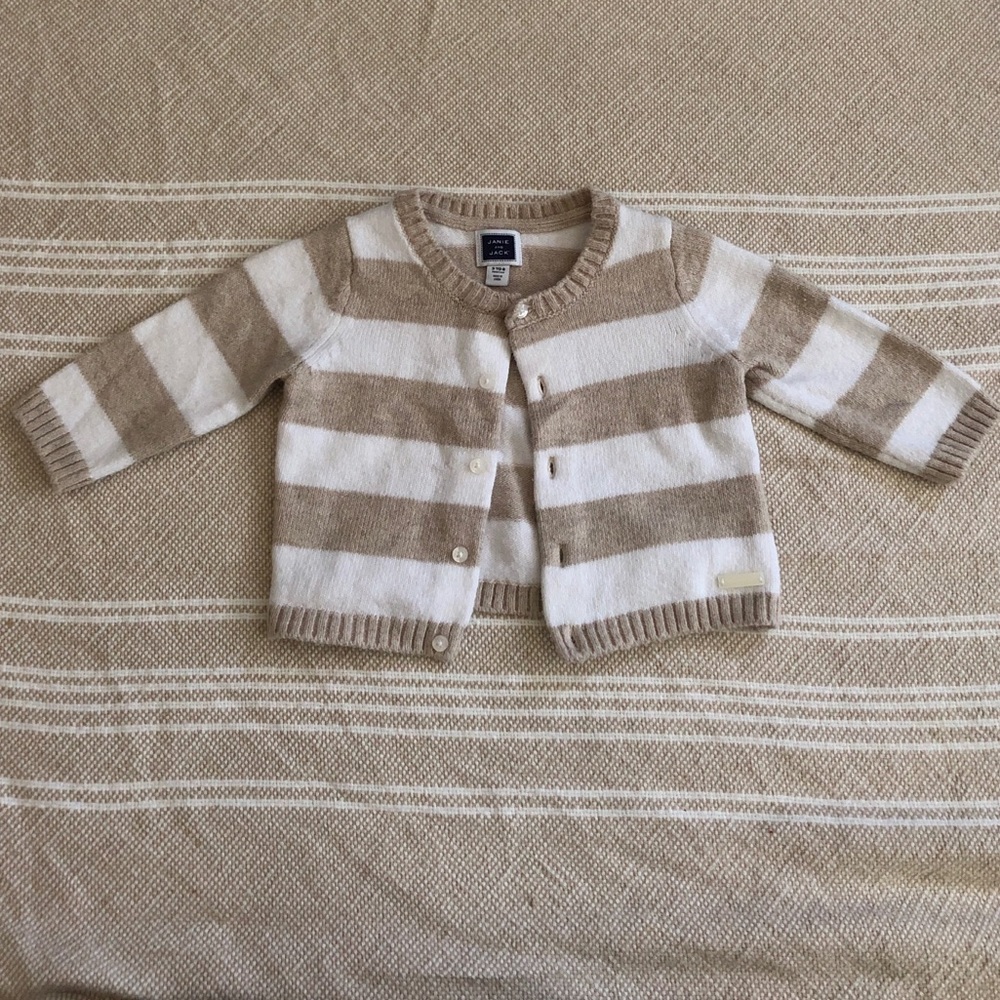 NWOT Janie and Jack Striped Cardigan